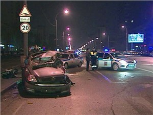 ГИБДД опубликовала статистку по авариям в Москве за январь 2013