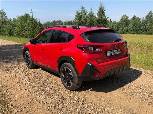 Предпросмотр subaru crosstrek (2026) вид сзади