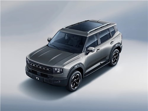 Предпросмотр jetour t1 (2025) вид спереди сверху