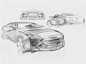 Marussia опубликовала эскизы премиальных автомобилей, разработанных в рамках проекта «Кортеж»