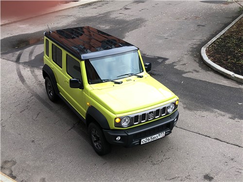 Предпросмотр suzuki jimny nomad (2024) вид спереди сверху