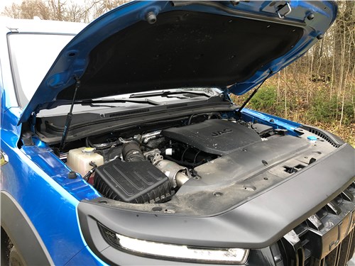 Предпросмотр jac t9 (2024) моторный отсек