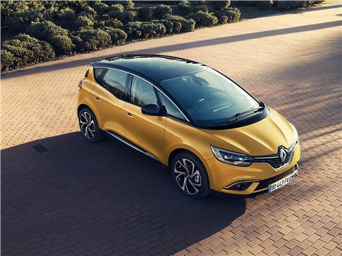 Renault Scenic 2017 вид сверху