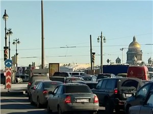 Васильевский остров останется без дорог на месяц