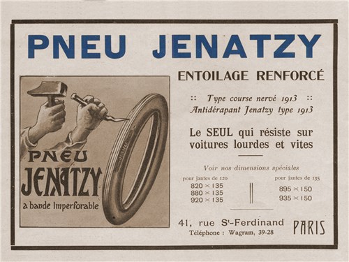 Компания Jenatzi в свое время была известным европейским производителем шин