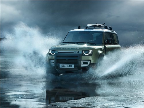 Герои Похъёлы Defender 90 - Land Rover Defender 90 2020 вид спереди