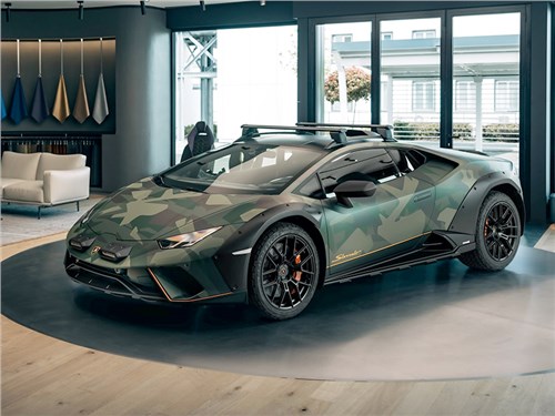 Lamborghini Huracan Sterrato получил специальную версию в камуфляже 