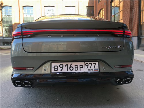 Предпросмотр geely preface (2024) вид сзади