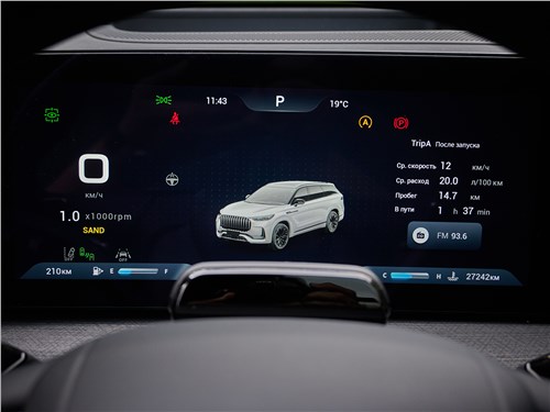 Jaecoo J8 (2024) приборная панель