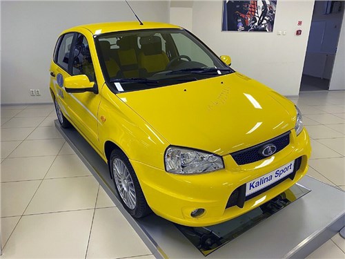 Lada Kalina Владимира Путина стала талисманом сибирских дорожников