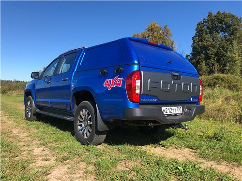 Предпросмотр foton tunland g7 (2024) вид сзади