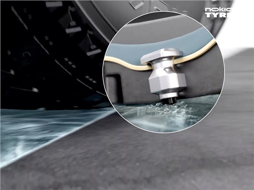 Nokian представил зимние шины с выдвижными шипами