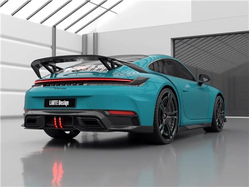 Porsche 911 Carrera от larte Design вид сзади