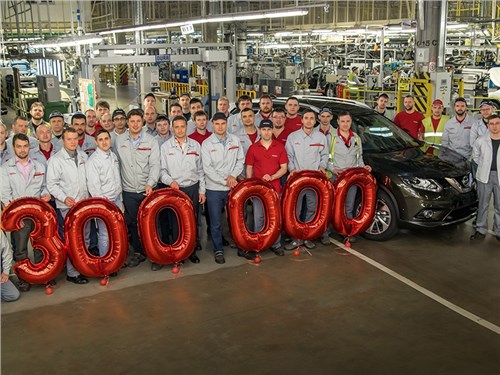 Nissan выпустил 300-тысячный автомобиль в Санкт-Петербурге