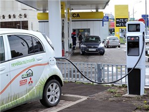 На российских АЗС разрешили устанавливать зарядки для электрокаров