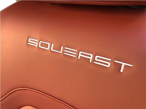 Предпросмотр soueast s07 (2025) лого на спинке кресла