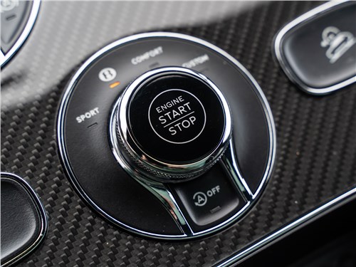 Bentley Bentayga Speed 2020 селектор выбора режимов