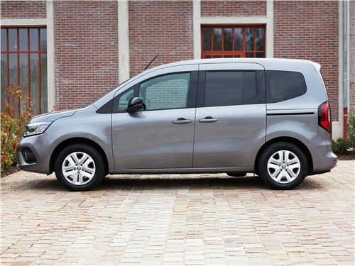 Короли практичности (Renault Kangoo, Peugeot Partner, Citroen Berlingo, Volkswagen Caddy) Kangoo - Renault Kangoo (2021) вид сбоку