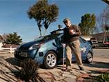 Слепой водитель опробовал беспилотное авто