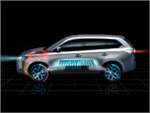Новость про Mitsubishi Outlander - Mitsubishi Outlander PHEV – электромобиль с полным приводом