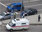 На Кутузовском проспекте одна девушка остановила целый кортеж