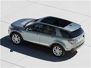 Land Rover Discovery Sport 2015 вид сверху