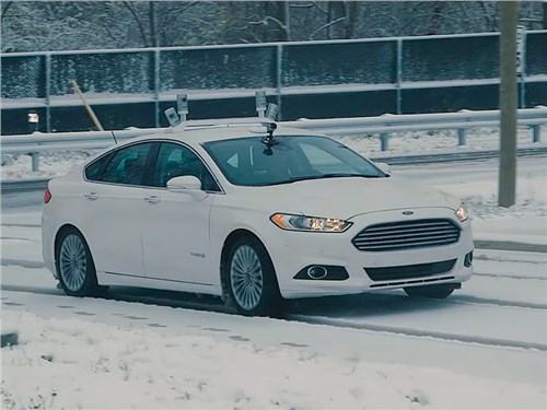 Ford начал тестирование беспилотных автомобилей в условиях снегопада