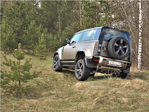 Land Rover Defender 90 (2020) вид сзади