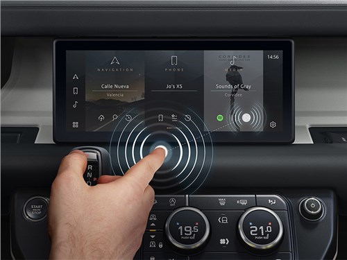 Новость про Jaguar - В Jaguar Land Rover придумали бесконтактный сенсорный экран