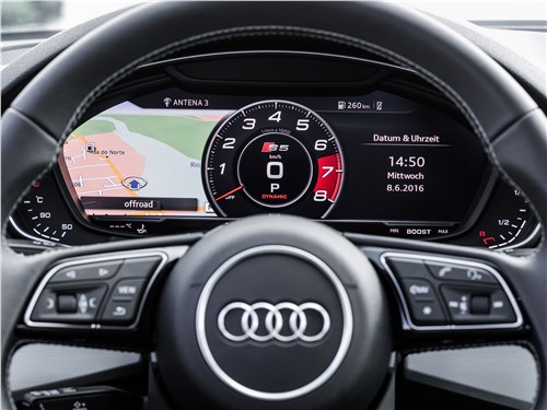 Audi S5 2017 приборная панель