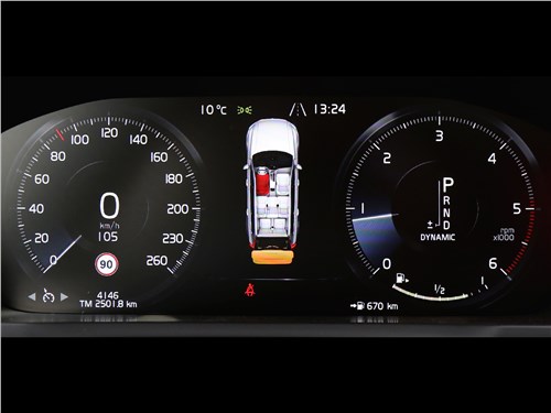 Volvo XC90 2020 приборная панель