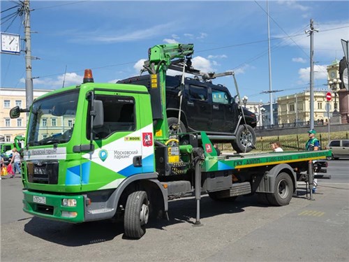 Названы самые эвакуируемые марки автомобилей в Москве
