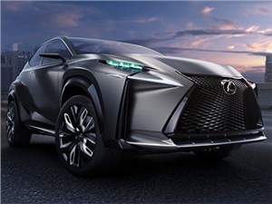 Новость про Lexus - Lexus LF-NX концепт 2013 вид спереди