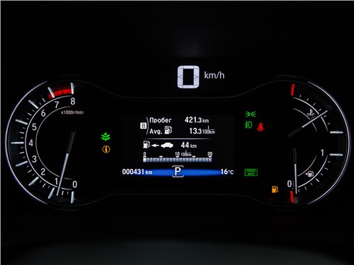 Honda Pilot 2016 приборная панель