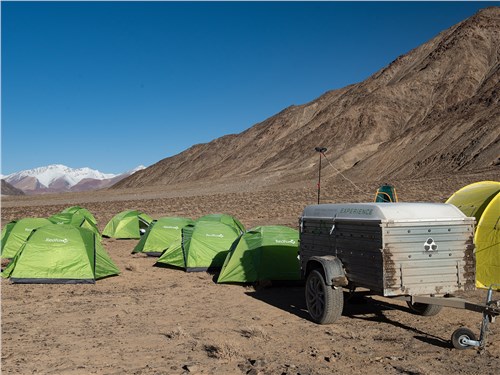 Ночевка в палатках на высоте 3800 м над уровнем моря – серьезное испытание для тела и духа