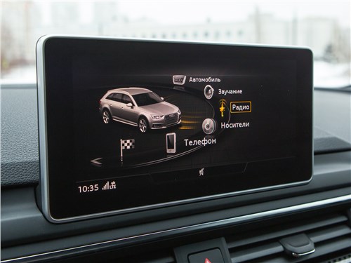 Audi RS4 Avant 2018 монитор