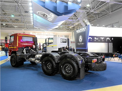 Полноприводное шасси 6х6 серии Corbu от Altai Trucks