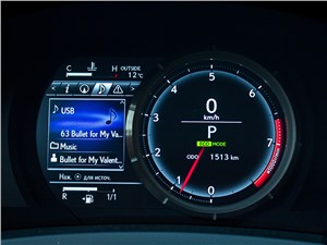 Lexus IS FS 2013 приборная панель и жк-дисплей