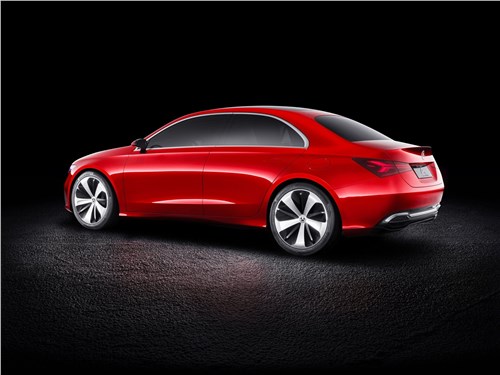 Предпросмотр mercedes-benz a sedan concept 2017 вид сзади