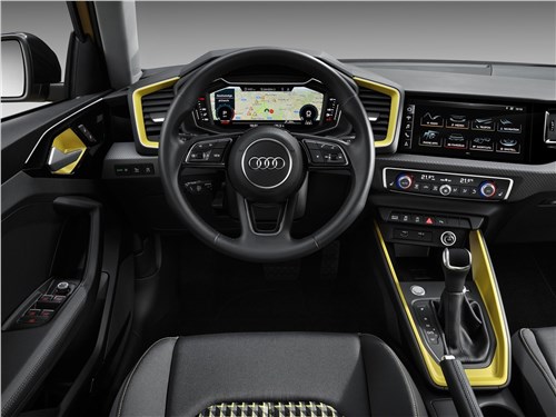 Дорогие и любимые (Audi A1, Citroen DS3, Fiat 500, Mini Clubman, Toyota IQ) A1 - Audi A1 Sportback 2019 салон