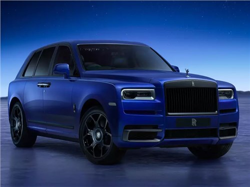 Новость про Rolls-Royce - Rolls-Royce Black Badge Cullinan Blue Shadow