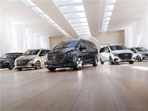 Mercedes-Benz представил обновленную линейку минивэнов