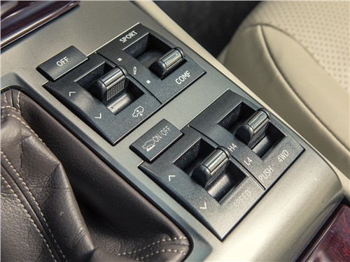Lexus GX 460 2014 выбор режимов 