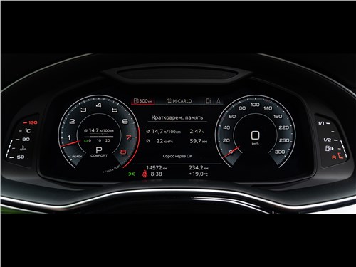 Audi Q8 2019 приборная панель
