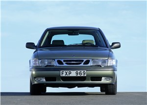 Предпросмотр saab 9-3 2001 трехдверный хэтчбек вид спереди