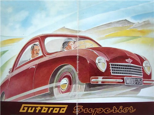 Gutbrod Superior Cabrio-Limousine рекламировался и как имиджевый женский автомобиль 
