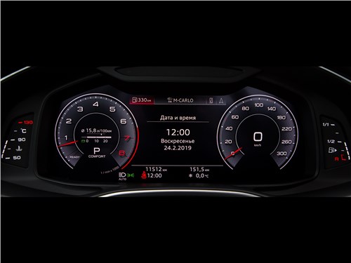 Audi A6 55 TFSI quattro 2019 приборная панель