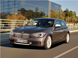 Новый BMW 1 series - BMW 1 series 2013 вид спереди