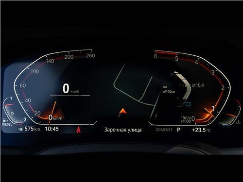 BMW 3-Series 2019 приборная панель