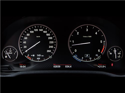 BMW X3 30d 2015 приборная панель